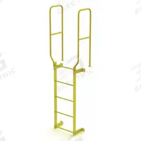 TRI-ARC Ladder,Walk-Thru Fixed,Steel,5-Rung: 8 ft Overall Ht, 28 in Overall Wd, Steel, 5 Rungs (MPN WLFS0205-Y). Key specifications — Brand: TRI-ARC; Number of Sections: 1.