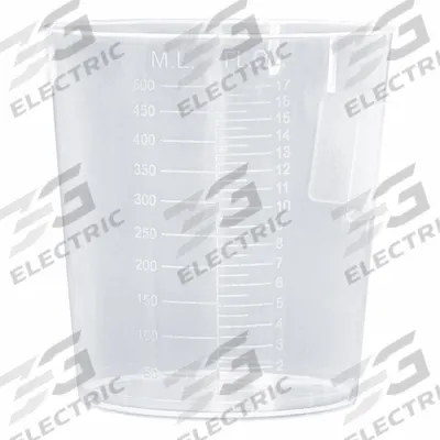 APPROVED VENDOR Beaker: Low Form, Polypropylene, Translucent, 500 mL - Low Form Plastic Beakers Without Handles