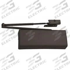 CORBIN RUSSWIN Door Closer: Parallel Mounting Type, Grade 1 - Heavy Duty, Bronze, 12 in Lg (MPN DC8210 x M101F x 690 x A1). Key specifications — Manufacturer Part Number: DC8210 x M101F x 690 x A1; Brand: CORBIN RUSSWIN; Closer Series: DC8000; Location Use: Interior/Exterior; Spring Type: Adjustable; Product Type: Door Closer; Spring Size: 6; Arm Type: Parallel.