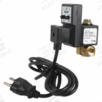 SPEEDAIRE Timed Electric Auto Drain Valve: 1/4 in NPT Pipe, 1/4 in Drain, 2.55 gpm, 100 V to 120 V (MPN 13X524). Key specifications — attr294755: SPEEDAIRE; attr292031: 0.5 sec to 10 sec.