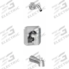 GENTA Shower Trim Kit: Genta Posi-Temp T2473, Chrome, Pull Up Diverter Spout (MPN T2473NH). Key specifications — Series: Genta Posi-Temp T2473.