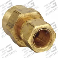 PARKER Compression Fitting Adapter: 1/8 in OD x 1/8 in Pipe Fitting Size, Compression x FNPTF, 10 PK (MPN 66CA-2-2). Key specifications — Brand: PARKER.