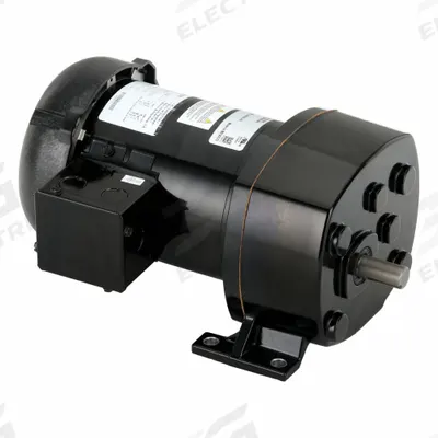 Dayton Gearmotor: Parallel, Single Output Shaft, 3-Phase, TEFC, 59 RPM - Parallel Shaft AC Gearmotors