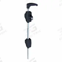 LOKKBOLT Drop Rod: Drop Rod, Drop Rod, 9/16 in Bolt Head Dia, LokkBolt 18", Steel, 12 Mounting Holes (MPN LB218BX-KSA). Key specifications — Brand: LOKKBOLT; Color: Black; Finish: Polished; Latch Type: Drop Rod; Hardware Included: Yes; Material: Steel; Product Type: Drop Rod.