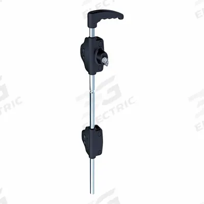 LOKKBOLT Drop Rod: Drop Rod, Drop Rod, 9/16 in Bolt Head Dia, LokkBolt 18", Steel - Gate Drop Rods & Cane Bolts