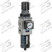 WILKERSON Filter-Regulator: B08 Series, 1/4 in NPT, 73 cfm, 5 micron, 0 psi to 125 psi, Manual Drain (MPN B08-02-FLG0B). Key specifications — attr109419: WILKERSON; attr109429: Aluminum; attr109463: Yes; attr109467: Nitrile; attr109468: B08.