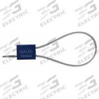 TYDENBROOKS Cable Seals: Blue, Aluminum, 12 in Cable Lg, 9/64 in Cable Dia, Random, 200 PK (MPN 1061006). Key specifications — Brand: TYDENBROOKS; Marking Color: White; Marking Included: Numbers; Marking Message: Sealed; Marking Numbering: Random.