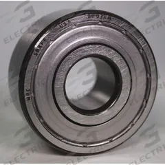 MRC Angular Contact Ball Bearing: 3303/5303, 2 Rows, 30°, Dbl Shield, ABEC 1, Steel Cage, 17 mm Bore (MPN 5303SBKFF). Key specifications — Bearing Industry Number: 3303/5303; Brand: MRC; Contact Bearing Type: Angular Contact; Matched Bearing Type: Not Matched/Single Bearing; System of Measurement: Metric; Bearing Type: Single Bearing.