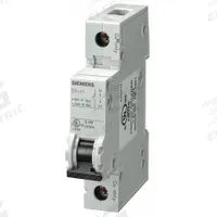 SIEMENS IEC Miniature Circuit Breaker: 1.6 A Amps, 60V DC, 14kA at 240V AC, Screw Clamp, 5SJ4, AC/DC (MPN 5SJ41158HG40). Key specifications — Brand: SIEMENS; DC Voltage Rating: 60V DC; Max. AIR Rating: 14kA at 240V AC; Terminal Connection: Screw Clamp; AC Voltage Rating: 240V AC.