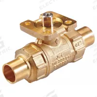 HVAC Control Ball Valve: 2-Way, 1/2 in Sweat, 4.7 CV Flow, 200 psi Close-off, No Actuator (MPN VG1275AG). Key specifications — Ball Material: Stainless Steel; Body Material: Brass; For Media: Steam.