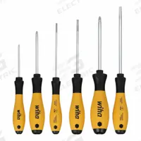 WIHA ESD Safe Screwdriver Set: 1-10 Pieces, 6 Pieces, Phillips/Slotted Tip, Ergonomic Grip (MPN 30292). Key specifications — attr1205274: WIHA; attr1205269: 4 mm.