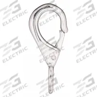 LUCKY LINE PRODUCTS Spring Snap: 1 Snaps, Solid Gate, Zinc, 3/4 in Opening Size, 4 5/8 in Overall Lg (MPN 4FCT1). Key specifications — Application Restrictions: Not For Lifting; Brand: LUCKY LINE PRODUCTS; Opening Type: Solid Gate.