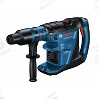 BOSCH Rotary Hammer: D-Handle, 18V DC, SDS-Max, 1 3/16 in max, (1) Bare Tool, 6.7 ft-lb, 3,130 bpm (MPN GBH18V-40CN). Key specifications — attr113828: 6.7 ft-lb; attr113858: 18V DC; attr113796: BOSCH; attr113851: 1-1/5 in; attr113808: 0 bpm to 3,130 bpm; attr113803: Yes; attr113838: Hammer Only; attr113809: Yes.