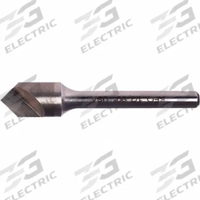 KEO Countersink: 60°, 1 Flute, 1/4 in Body Dia - Fast-Cutting Single-Flute Countersinks