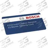 BOSCH Diagnostic Software License: Renewal License, ESI Trucks, 3 in Overall Ht, 1/8 in Overall Wd (MPN 3824-08). Key specifications — Compatible Tool Type: ESI Trucks; Product Type: Renewal License; Brand: BOSCH; Compatible with Manufacturer Model Number: HDS1000.