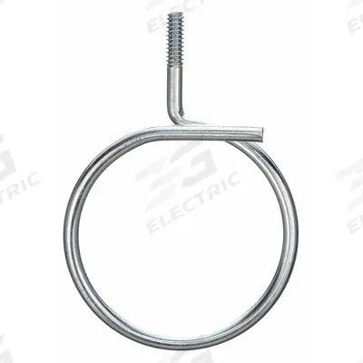 B-LINE BY EATON Bridle Ring: Steel, Zinc Plated - Stud Mounts for Conduit & Cable