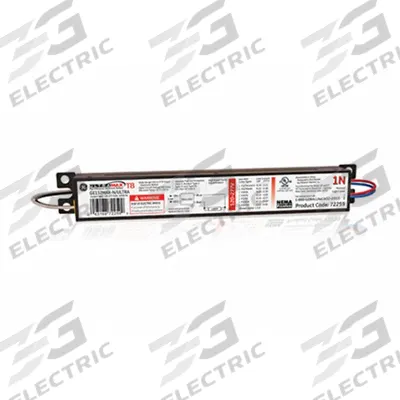 GE LAMPS Fluorescent Ballast: 120 to 277V AC, 1/2 Lamps Supported - Instant Start Electronic Fluorescent Ballasts