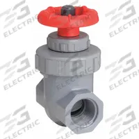 SPEARS Gate Valve: 1 in Size, CPVC, Non-Rising, FIPS x FIPS, 200 psi CWP, Wheel, Solid Wedge (MPN 2031-010C). Key specifications — Bonnet Material: CPVC; Seat Material: FKM; Wedge Material: CPVC; Brand: SPEARS.