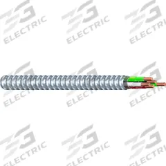 SOUTHWIRE Metal Clad Cable: 1/0 AWG, 3 Conductors, Copper, 75 ft, Aluminum, Std, THHN (MPN 89034899-75). Key specifications — Brand: SOUTHWIRE.