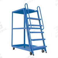 APPROVED VENDOR Vertical-Access Utility Cart: 1,000 lb, 51 in L x 28 in W Shelf, U-Shaped (2) (MPN SPS-HF-2852). Key specifications — Caster Wheel/Tread Material: Rubber; Brand: APPROVED VENDOR; Caster/Wheel Configuration: (2) Swivel with Brake.