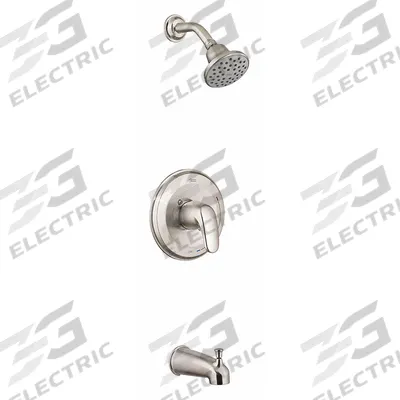 AMERICAN STANDARD Tub and Shower Trim Kit: Colony PRO, 1.75 gpm Fixed Showerhead Flow Rate - Bathtub Spout & Fixed Showerhead Faucet Combinations