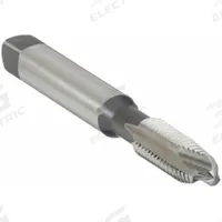 CHICAGO-LATROBE Spiral Point Tap: 1/4"-28 UNF, H3 / 2B, 3 Flute, Plug Chamfer, High Speed Steel (MPN 282405)