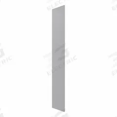HADRIAN Pilaster: Solid Plastic HDPE, Plastic, Gray, 80 1/2 in Ht, 24 in Wd, 1 in Thick (MPN X45024-239). Key specifications — Door Swing: Right Hand In/Left Hand Out; Brand: HADRIAN; Color: Gray; Finish/Texture: Plastic.