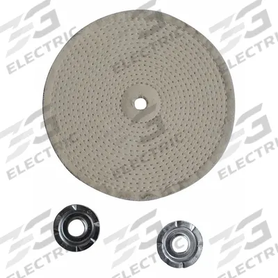 APPROVED VENDOR Buffing Wheel: Cotton, Spiral Sewn, 6 in Dia - Intermediate Buffing & Polishing Wheels for Flat Surfaces