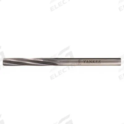 YANKEE Chucking Reamer: 0.251 in Dia, 1/4 in Oversized, Spiral Flute - Oversized Spiral-Flute High-Speed Steel Chucking Reamers