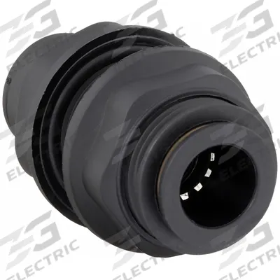 LEGRIS Push-Fit Union Fitting: 12 mm OD x 12 mm OD Size, Push-to-Connect x Push-to-Connect - Nylon & Nickel-Plated Brass Tube Fittings