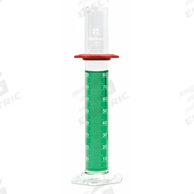 SIBATA Graduated Cylinder: 50 mL, B, To Contain (TC) - Class B Glass Graduated Cylinders