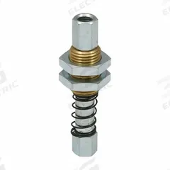 SCHMALZ Vacuum Buffer: FSTE, Rotating, M5 Female, M5 Female, 10 mm Stroke Lg, 47.2 mm Overall Lg (MPN 10.01.02.00608). Key specifications — attr113913: 10.01.02.00608; attr113924: 1/8 in; attr1049006: M5 Female; attr1049005: M5 Female.