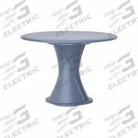 CORTECH Table: 29 in Overall Ht, 42 in Overall Dia, No Game Top, Ballast Accepted, Midnight Blue (MPN 670MB). Key specifications — Brand: CORTECH; Accepts Ballast: Ballast Accepted; Table Material: Polyethylene; Furniture Series: Endurance.