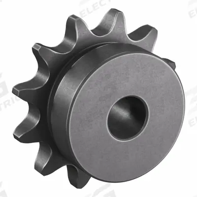 TRITAN Roller Chain Sprocket: One-Sided Hub, For Single Strands, 41, 12 Teeth - Size 41 Plain-Bore Roller Chain Sprockets