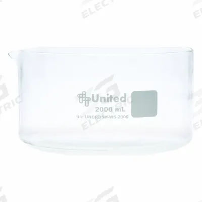 UNITED SCIENTIFIC SUPPLIES Crystallizing Dish: 190 mm Dia, 100 mm Overall Ht, No Surface Treatment - Crystallizing Dishes