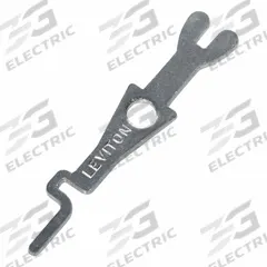 LEVITON Wall Switch: Locking Switch, Single Pole, Maintained, Red, 120/277V AC, 20 A (MPN 1221-2RL). Key specifications — Illuminated: No; Voltage Rating: 120/277V AC.