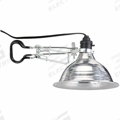 APPROVED VENDOR Temporary Job Site Light: Bulb Dependent, Corded, Clamp, 12 ft Power Cord Lg - Clamp Lights