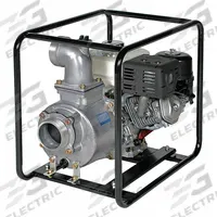 TSURUMI Engine Driven Pump: 8 hp, 4 in MNPT, 4 in MNPT, 387 gpm Flow Rate @ 20 Ft. of Head, Honda (MPN TE2-100HA). Key specifications — Volute Material: Cast Iron; Ignition Type: Recoil-Start; Brand: TSURUMI; Kit Components: Impeller Wrench.