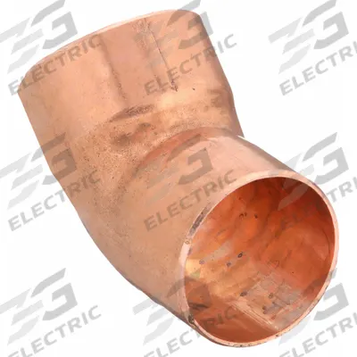 NIBCO Sweat Fitting Elbow: 1 in CTS x 1 in CTS, FTG x FTG, Wrot Copper (MPN 606-2 1) - Wrot Copper Tube Fittings