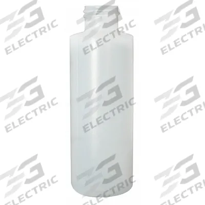 QORPAK Bottle: HDPE, 16 fl oz, 480 mL, Natural, 28-400 mm Screw Closure Size, No Closure - HDPE Narrow Mouth Round Lab Bottles
