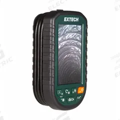 EXTECH Borescope: 1280 x 720, 1 m Shaft Lg, 5.5 mm Shaft Dia, 5.5 mm Camera Dia, 3.5 in Display Size (MPN BR95). Key specifications — Brand: EXTECH; Camera Pixel Resolution: 1280 x 720; Includes: Extension Hook; Includes Probe: Camera Probe Included; Display Portability: Fixed; Camera Probe: Included.