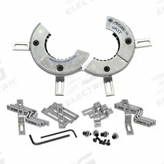 AEGIS 110 Split Ring Kit: Split, For 4 17/64 in Shaft Dia, 5 45/64 in Ring Outside Dia, Universal (MPN SGR-110-UKIT-2A4). Key specifications — Brand: AEGIS; System of Measurement: Inch; For Motor Frame Type: Universal; Ring Construction: Split.