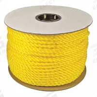 APPROVED VENDOR General Purpose Utility Rope: Twisted, 3/16 in Dia, 140 lb Working Load Limit (MPN 380060-YEL-03000-R6254). Key specifications — Brand: APPROVED VENDOR; Rope Type: Dynamic.