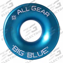 ALL GEAR Low Friction Ring: Aluminum, Blue, 5 in Overall Lg, 2 in Overall Wd (MPN AGLFR2). Key specifications — Color: Blue; Material: Aluminum; Brand: ALL GEAR.