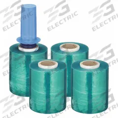 GOODWRAPPERS Stretch Wrap Film: 80 ga Gauge, 4 in Overall Wd, 1,000 ft Overall Lg, Light Green, 4 PK (MPN 15A871). Key specifications — Brand: GOODWRAPPERS; Color: Light Green.