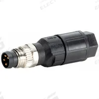 MURRELEKTRONIK Circular Connector: A Coded, 3 Pin, M8 Screw with Straight Connection, IP65/IP67, IDC (MPN 7000-08325-0000000). Key specifications — Brand: MURRELEKTRONIK; IP Rating: IP67; Housing Material: PA; Connector Body Type: Pin; Coding: A; Voltage Rating: 60V DC; Wiring Type: IDC.