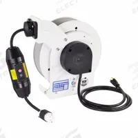 KH INDUSTRIES Cord Reel: Ratchet Lock, 25 ft Cord Lg, 12 AWG, SJOW, 5-20P Cord Lg, 5-20P, White (MPN RTAG3LW-WC520-J12F). Key specifications — Retractable Cord Ending NEMA Configuration: 5-20P; Feeder Cord Ending NEMA Configuration: 5-20P; Brand: KH INDUSTRIES.