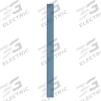 ASI GLOBAL Partition Column: Plastic Polymer, Pebble, Blue, 82 in Ht, 6 in Wd, 1 in Thick (MPN 40-90870653-9509). Key specifications — Inner Core Type: Polymer; Brand: ASI GLOBAL PARTITIONS; Color: Blue; Finish/Texture: Pebble.