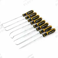 GEARWRENCH Hook/Pick Set: Steel, Hook, Hook Tip (MPN 84010H). Key specifications — attr1004944: GEARWRENCH; attr1016102: Steel; attr1016110: Plastic; attr1016098: Hook/Pick Set; attr1016101: Hook; attr1016108: Ergonomic; attr1034911: Steel.