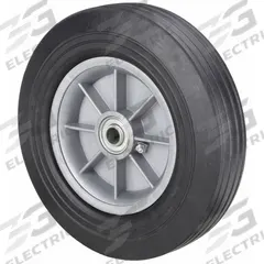 MARASTAR Solid Wheel: 9 7/8 in Wheel Dia., 1 7/8 in Wheel Wd, Rubber, 550 lb Load Capacity, Plastic (MPN 40N435). Key specifications — Brand: MARASTAR; Tire Sidewall Number: 10x2.5.